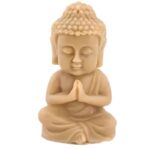 Molde de silicona buda orando para velas