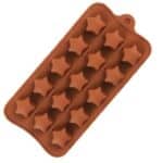Molde de silicona 15 estrellas mini para velas y jabones