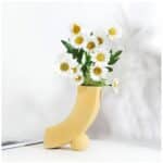 Molde de silicona porta vela curvo para velas taper