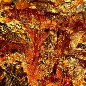 papel oro color cobre para velas