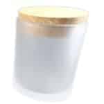 Frasco esmerilado con tapa de corcho para velas 100 ml