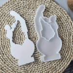 Molde de silicona silueta madre e hijo