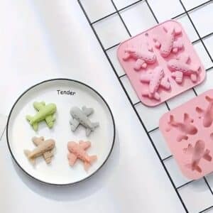 Molde de silicona aviones para velas