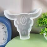 Molde de silicona cráneo de toro boho