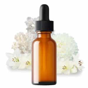 esencia para vela con aroma a flores blancas