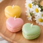 Molde de silicona macaron corazón para velas