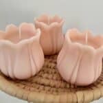 Molde de silicona tulipán abierto 3D para velas