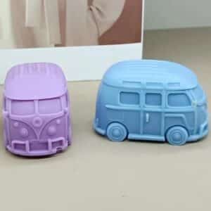Molde de Silicona Van Retro para Velas