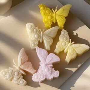 Molde de Silicona Mariposa Floral